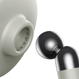 Magnetinis automobilinio telefono laikiklis prietaisų skydeliui C01 baltas