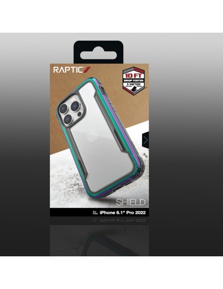 Raptic X-Doria Shield Dėklas, skirtas iPhone 14 Pro, opalinis šarvuotas dangtelis