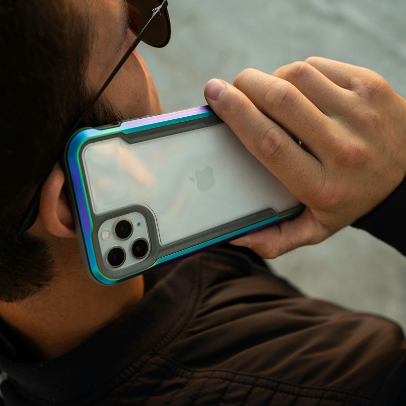 Raptic X-Doria Shield Dėklas, skirtas iPhone 14 Pro, opalinis šarvuotas dangtelis