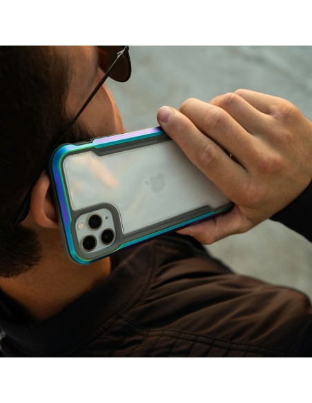 Raptic X-Doria Shield Dėklas, skirtas iPhone 14 Pro, opalinis šarvuotas dangtelis