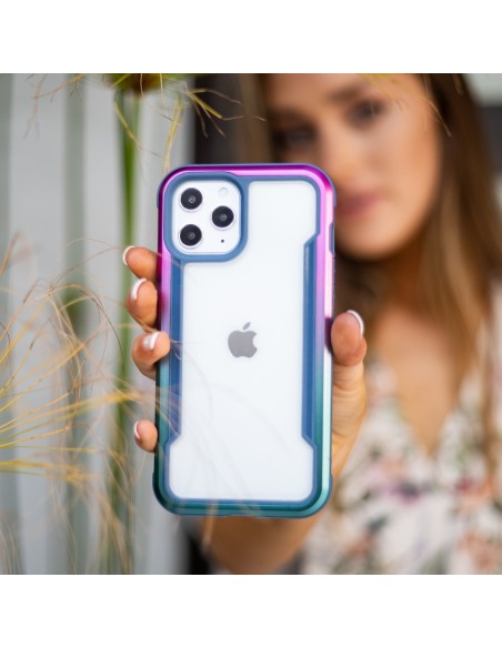 Raptic X-Doria Shield Dėklas, skirtas iPhone 14 Pro, opalinis šarvuotas dangtelis