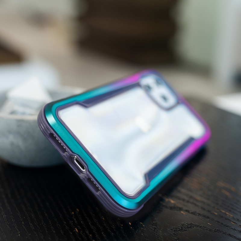 Raptic X-Doria Shield Dėklas, skirtas iPhone 14 Pro, opalinis šarvuotas dangtelis