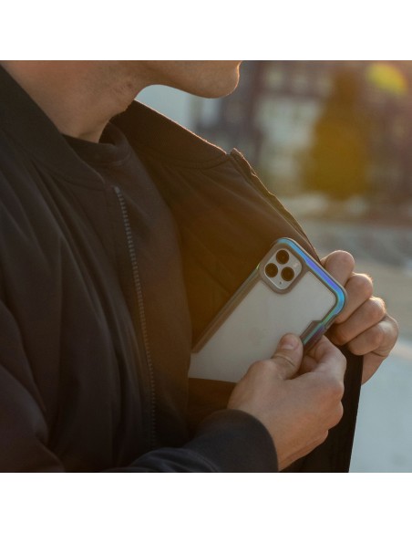 Raptic X-Doria Shield Dėklas, skirtas iPhone 14 Pro, opalinis šarvuotas dangtelis