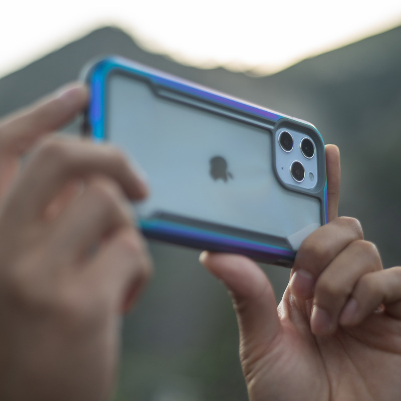 Raptic X-Doria Shield Dėklas, skirtas iPhone 14 Pro, opalinis šarvuotas dangtelis