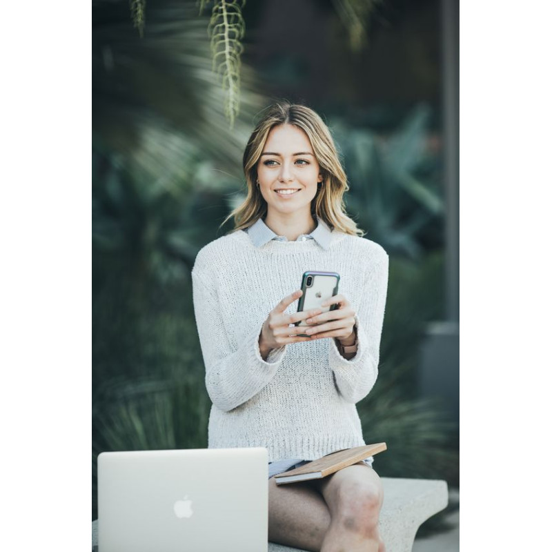 Raptic X-Doria Shield Dėklas, skirtas iPhone 14 Pro, opalinis šarvuotas dangtelis