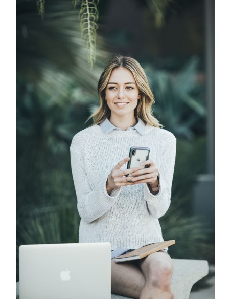 Raptic X-Doria Shield Dėklas, skirtas iPhone 14 Pro, opalinis šarvuotas dangtelis