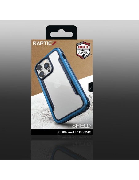 Raptic X-Doria Shield Case iPhone 14 Pro šarvuotas dangtelis mėlynas Raptic X-Doria Shield Case iPhone 14 Pro šarvuotas dangtelis mėlynas