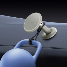 Magnetinis automobilinio telefono laikiklis prietaisų skydeliui C01 baltas