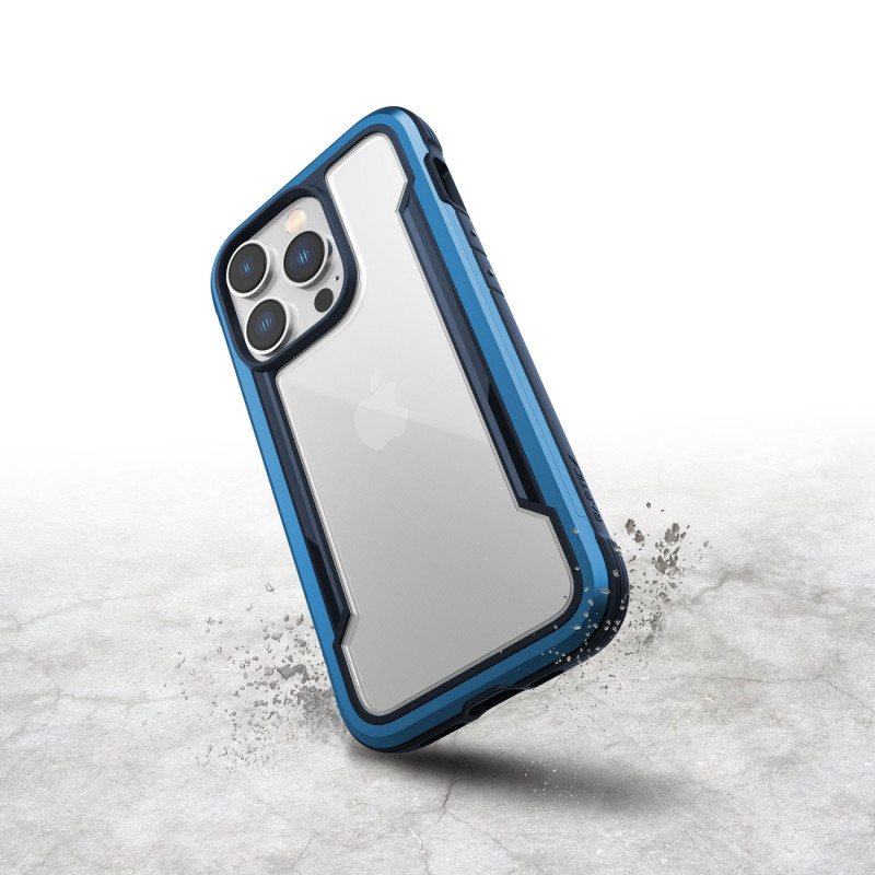 Raptic X-Doria Shield Case iPhone 14 Pro šarvuotas dangtelis mėlynas