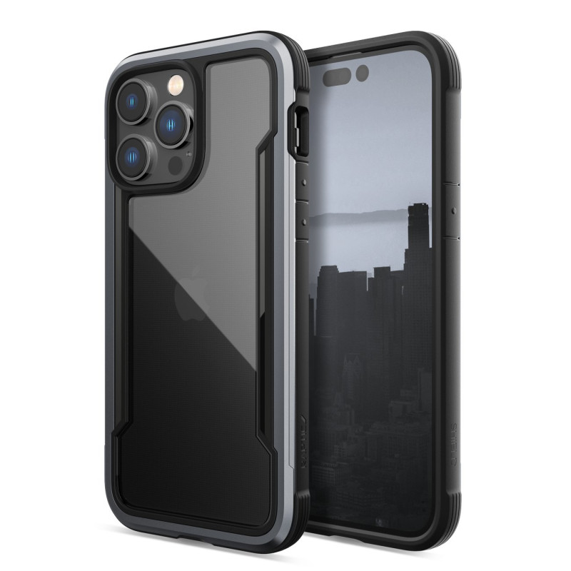Raptic X-Doria Shield Dėklas, skirtas iPhone 14 Pro Max, šarvuotas dangtelis, juodas