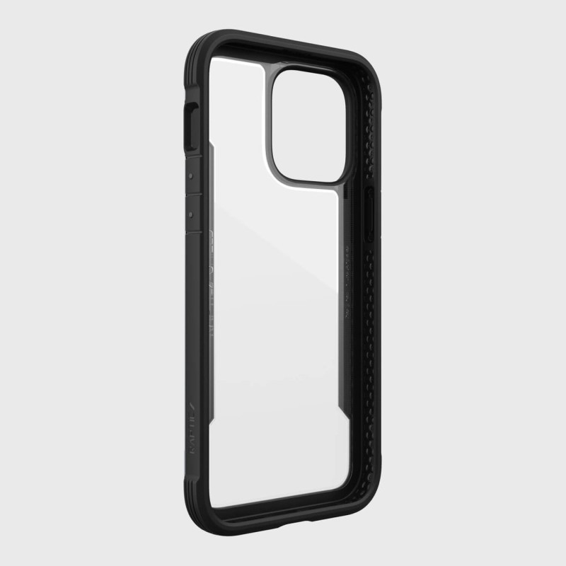 Raptic X-Doria Shield Dėklas, skirtas iPhone 14 Pro Max, šarvuotas dangtelis, juodas