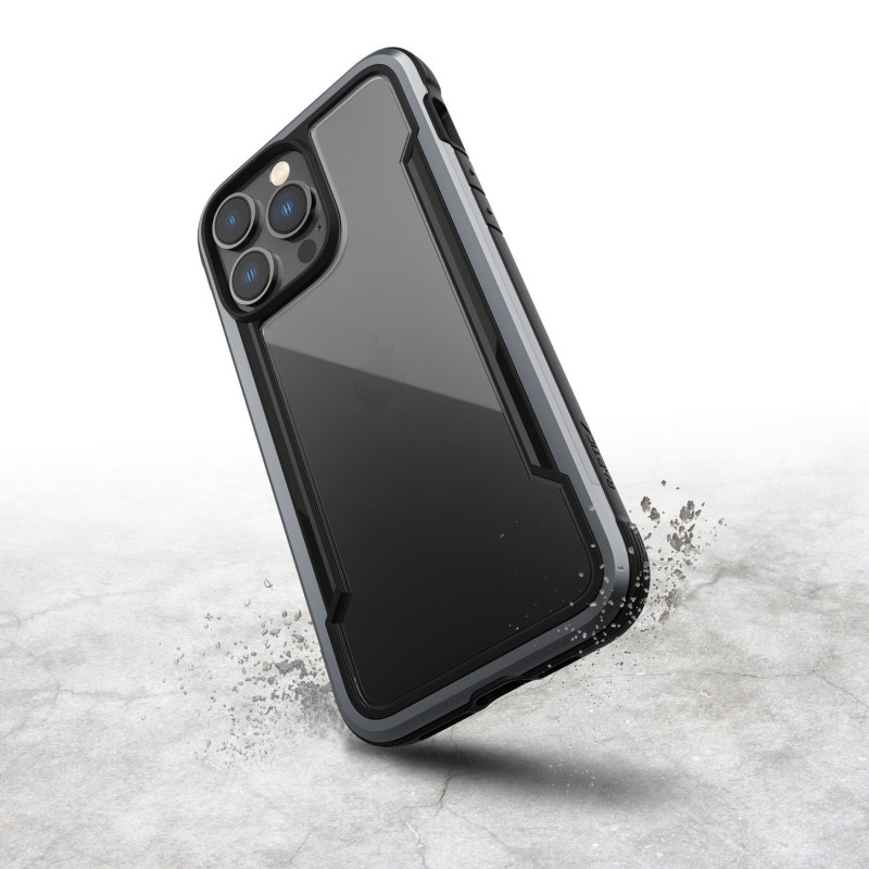 Raptic X-Doria Shield Dėklas, skirtas iPhone 14 Pro Max, šarvuotas dangtelis, juodas