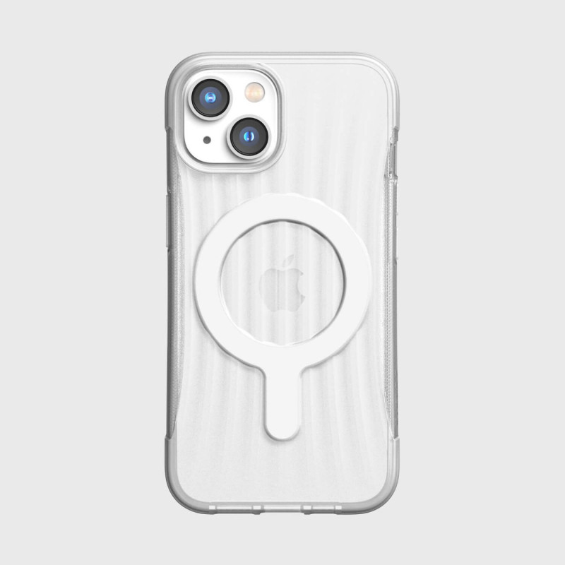 Raptic X-Doria Clutch Built Case iPhone 14 dėklas su skaidriu MagSafe galiniu dangteliu