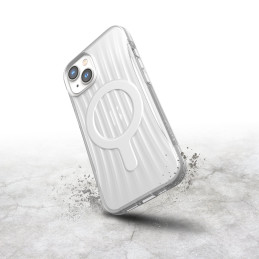 Raptic X-Doria Clutch Built Case iPhone 14 dėklas su skaidriu MagSafe galiniu dangteliu