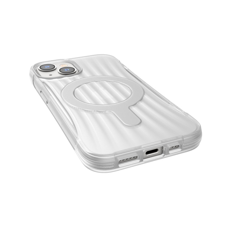 Raptic X-Doria Clutch Built Case iPhone 14 dėklas su skaidriu MagSafe galiniu dangteliu