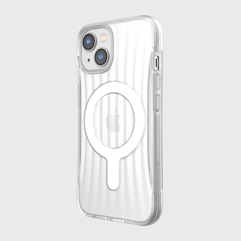 Raptic X-Doria Clutch Built Case iPhone 14 dėklas su skaidriu MagSafe galiniu dangteliu
