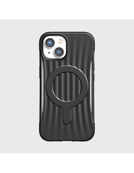Raptic X-Doria Clutch Built Case iPhone 14 dėklas su MagSafe galiniu dangteliu juodu Raptic X-Doria Clutch Built Case iPhone 14 dėklas su MagSafe galiniu dangteliu juodu