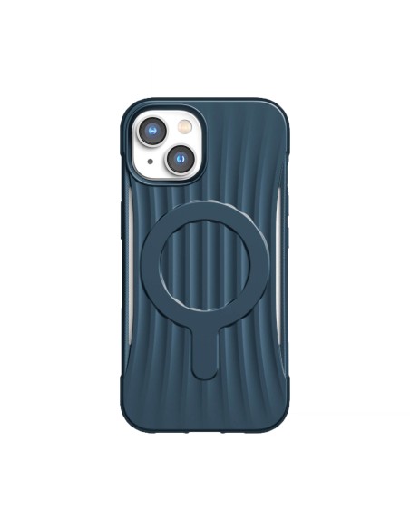 Raptic X-Doria Clutch Built Case iPhone 14 dėklas su MagSafe galiniu dangteliu mėlynos spalvos Raptic X-Doria Clutch Built Case iPhone 14 dėklas su MagSafe galiniu dangteliu mėlynos spalvos