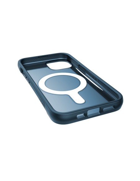 Raptic X-Doria Clutch Built Case iPhone 14 dėklas su MagSafe galiniu dangteliu mėlynos spalvos Raptic X-Doria Clutch Built Case iPhone 14 dėklas su MagSafe galiniu dangteliu mėlynos spalvos