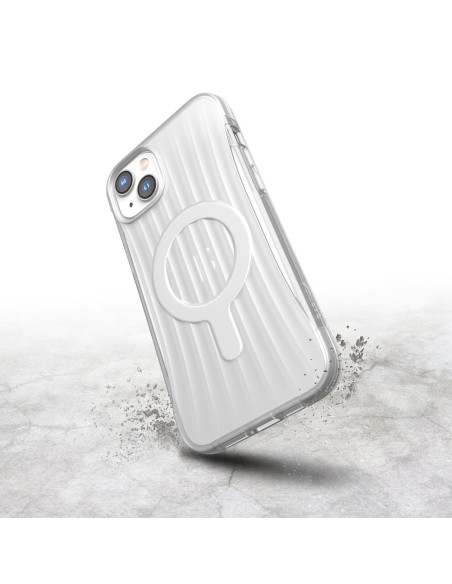 Raptic X-Doria Clutch Built Case iPhone 14 Plus dėklas su skaidriu MagSafe galiniu dangteliu