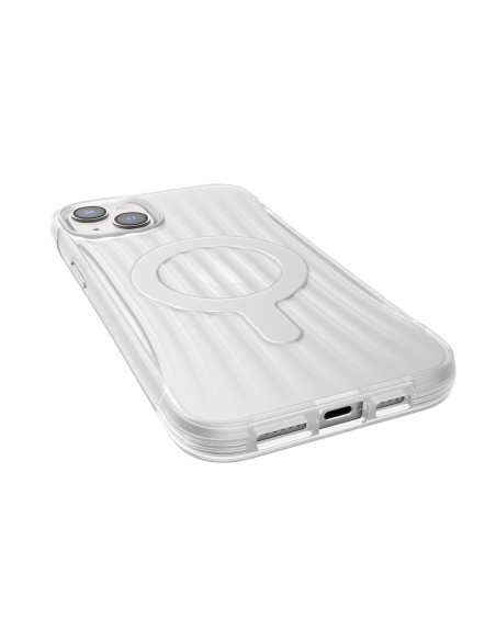 Raptic X-Doria Clutch Built Case iPhone 14 Plus dėklas su skaidriu MagSafe galiniu dangteliu