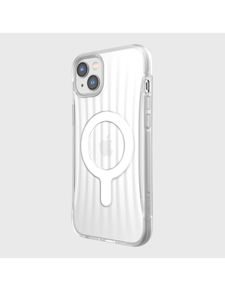 Raptic X-Doria Clutch Built Case iPhone 14 Plus dėklas su skaidriu MagSafe galiniu dangteliu