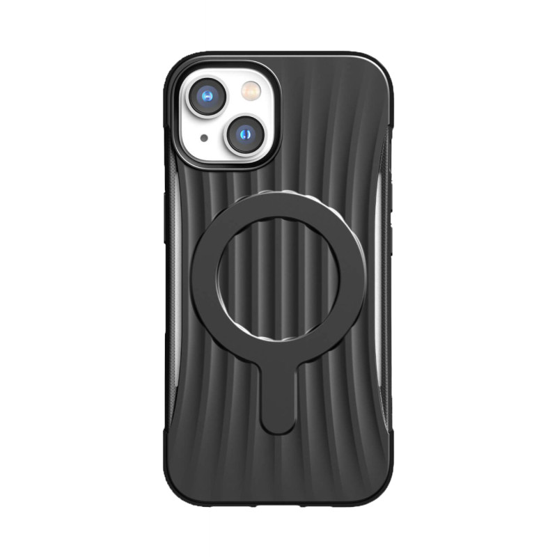 Raptic X-Doria Clutch Built Case skirtas iPhone 14 Plus su MagSafe galiniu dangteliu juodu Raptic X-Doria Clutch Built Case skirtas iPhone 14 Plus su MagSafe galiniu dangteliu juodu