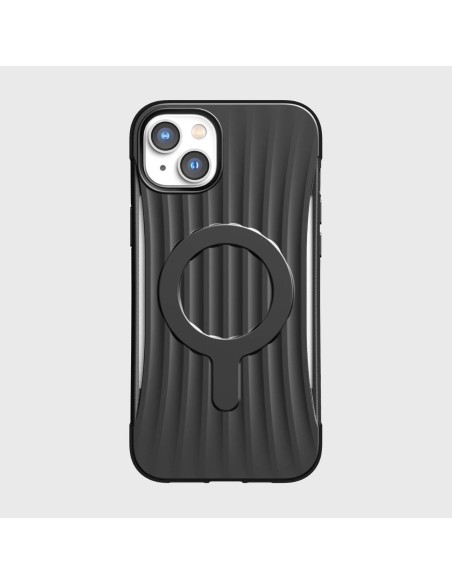 Raptic X-Doria Clutch Built Case skirtas iPhone 14 Plus su MagSafe galiniu dangteliu juodu Raptic X-Doria Clutch Built Case skirtas iPhone 14 Plus su MagSafe galiniu dangteliu juodu