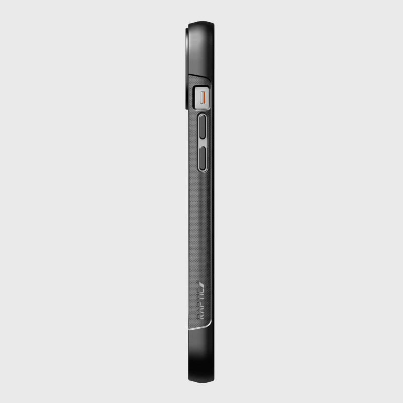 Raptic X-Doria Clutch Built Case skirtas iPhone 14 Plus su MagSafe galiniu dangteliu juodu