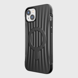 Raptic X-Doria Clutch Built Case skirtas iPhone 14 Plus su MagSafe galiniu dangteliu juodu