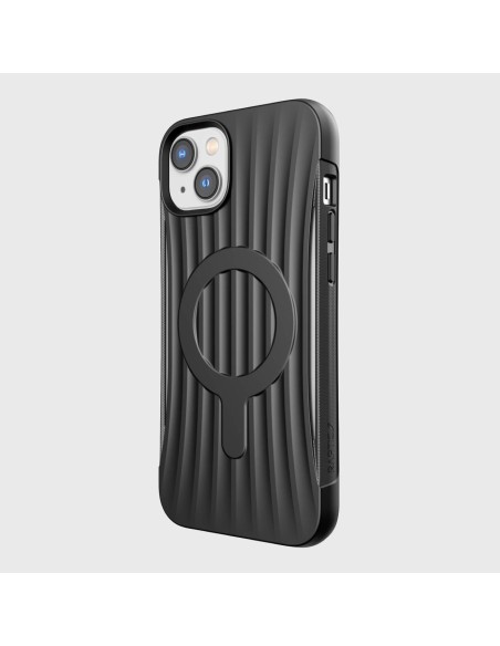 Raptic X-Doria Clutch Built Case skirtas iPhone 14 Plus su MagSafe galiniu dangteliu juodu Raptic X-Doria Clutch Built Case skirtas iPhone 14 Plus su MagSafe galiniu dangteliu juodu