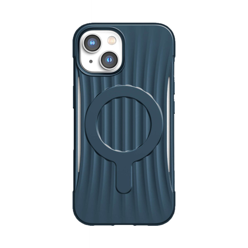 Raptic X-Doria Clutch Built Case skirtas iPhone 14 Plus su MagSafe galiniu dangteliu mėlynu Raptic X-Doria Clutch Built Case skirtas iPhone 14 Plus su MagSafe galiniu dangteliu mėlynu