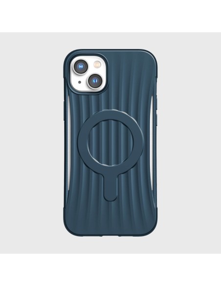 Raptic X-Doria Clutch Built Case skirtas iPhone 14 Plus su MagSafe galiniu dangteliu mėlynu Raptic X-Doria Clutch Built Case skirtas iPhone 14 Plus su MagSafe galiniu dangteliu mėlynu