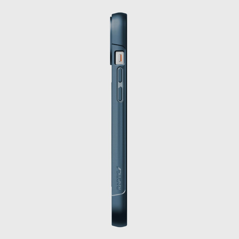 Raptic X-Doria Clutch Built Case skirtas iPhone 14 Plus su MagSafe galiniu dangteliu mėlynu