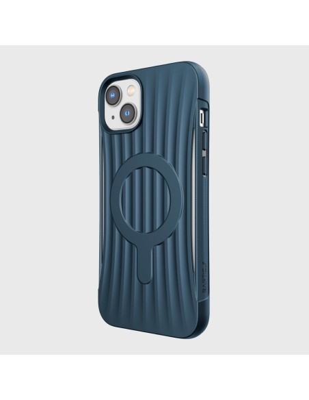 Raptic X-Doria Clutch Built Case skirtas iPhone 14 Plus su MagSafe galiniu dangteliu mėlynu Raptic X-Doria Clutch Built Case skirtas iPhone 14 Plus su MagSafe galiniu dangteliu mėlynu