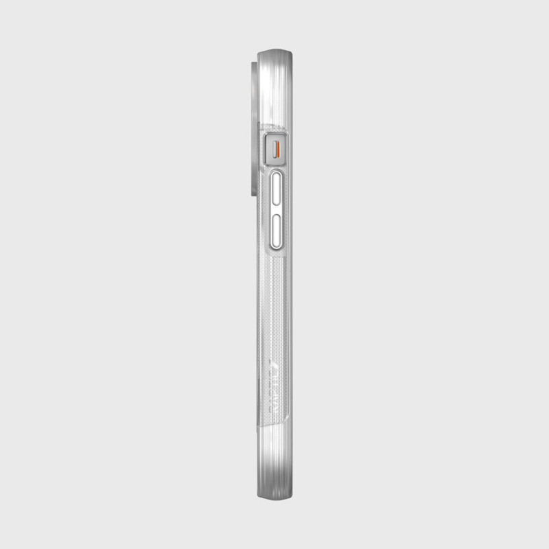 Raptic X-Doria Clutch Built Case iPhone 14 Pro dėklas su skaidriu MagSafe galiniu dangteliu
