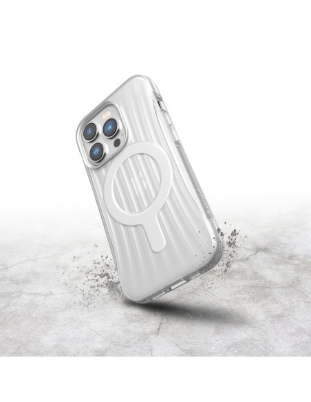 Raptic X-Doria Clutch Built Case iPhone 14 Pro dėklas su skaidriu MagSafe galiniu dangteliu Raptic X-Doria Clutch Built Case iPhone 14 Pro dėklas su skaidriu MagSafe galiniu dangteliu