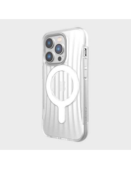 Raptic X-Doria Clutch Built Case iPhone 14 Pro dėklas su skaidriu MagSafe galiniu dangteliu Raptic X-Doria Clutch Built Case iPhone 14 Pro dėklas su skaidriu MagSafe galiniu dangteliu