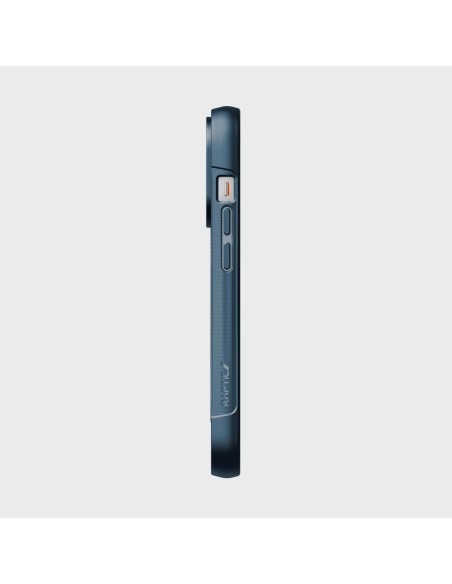 Raptic X-Doria Clutch Built Case skirtas iPhone 14 Pro su MagSafe galiniu dangteliu mėlyna spalva