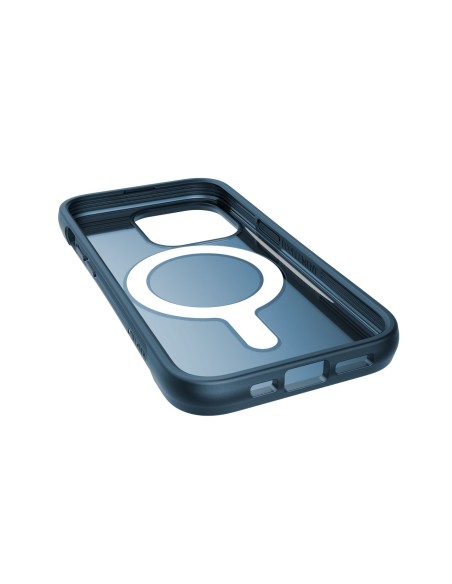 Raptic X-Doria Clutch Built Case skirtas iPhone 14 Pro su MagSafe galiniu dangteliu mėlyna spalva