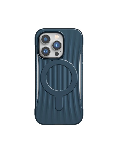 Raptic X-Doria Clutch Built Case, skirtas iPhone 14 Pro Max su MagSafe galiniu dangteliu mėlynu