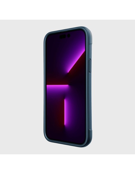 Raptic X-Doria Clutch Built Case, skirtas iPhone 14 Pro Max su MagSafe galiniu dangteliu mėlynu