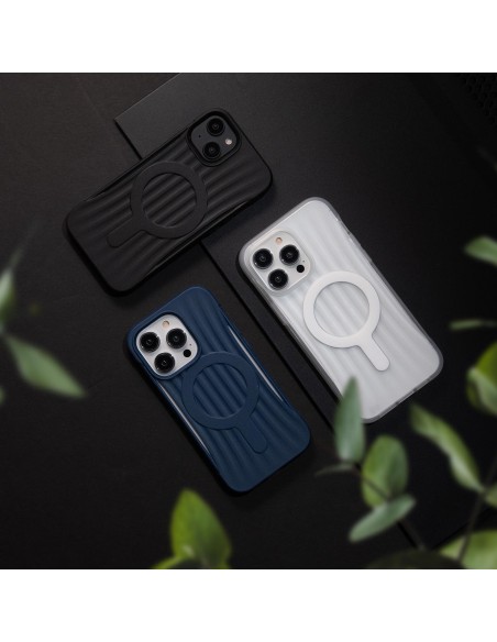 Raptic X-Doria Clutch Built Case, skirtas iPhone 14 Pro Max su MagSafe galiniu dangteliu mėlynu