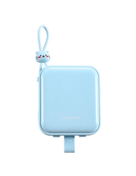 Maitinimo blokas su stovu USB-C laidu ir iPhone Lightning Cutie Series 10000mAh 22,5W mėlyna Maitinimo blokas su stovu USB-C laidu ir iPhone Lightning Cutie Series 10000mAh 22,5W mėlyna