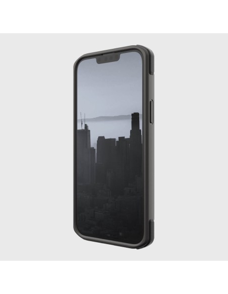 Raptic X-Doria Secure Case iPhone 14 Plus su MagSafe šarvuotu dangteliu juodu