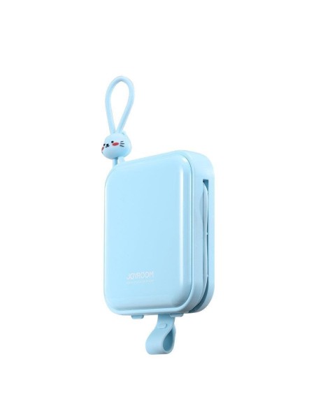 Maitinimo blokas su stovu USB-C laidu ir iPhone Lightning Cutie Series 10000mAh 22,5W mėlyna Maitinimo blokas su stovu USB-C laidu ir iPhone Lightning Cutie Series 10000mAh 22,5W mėlyna