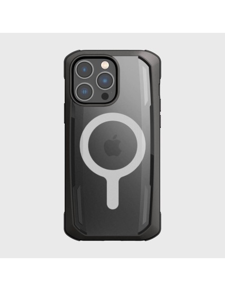 Raptic X-Doria Secure Case iPhone 14 Pro dėklas su MagSafe šarvuotu dangteliu juodu Raptic X-Doria Secure Case iPhone 14 Pro dėklas su MagSafe šarvuotu dangteliu juodu