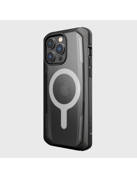 Raptic X-Doria Secure Case iPhone 14 Pro dėklas su MagSafe šarvuotu dangteliu juodu Raptic X-Doria Secure Case iPhone 14 Pro dėklas su MagSafe šarvuotu dangteliu juodu