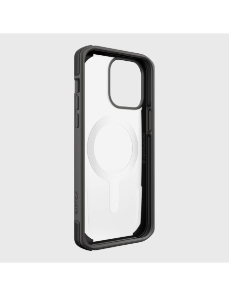 Raptic X-Doria Secure Case iPhone 14 Pro dėklas su MagSafe šarvuotu dangteliu juodu Raptic X-Doria Secure Case iPhone 14 Pro dėklas su MagSafe šarvuotu dangteliu juodu