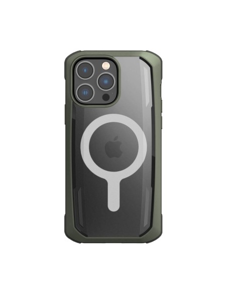 Raptic X-Doria Secure Case iPhone 14 Pro su MagSafe šarvuotu dangteliu žaliu Raptic X-Doria Secure Case iPhone 14 Pro su MagSafe šarvuotu dangteliu žaliu
